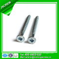 M4 Zinc Plated Flat Head Self Tapping Screw for Wooden